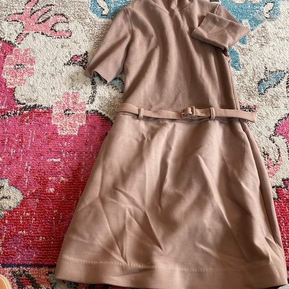 Theory / Combo Dress in Bistretch Wool Twill ribbed sweater turtleneck small s - Picture 7 of 7